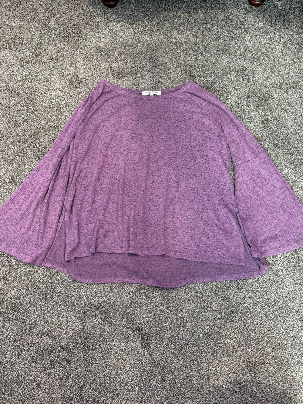 Harlow & Rose Women's Purple Long Sleeve Top